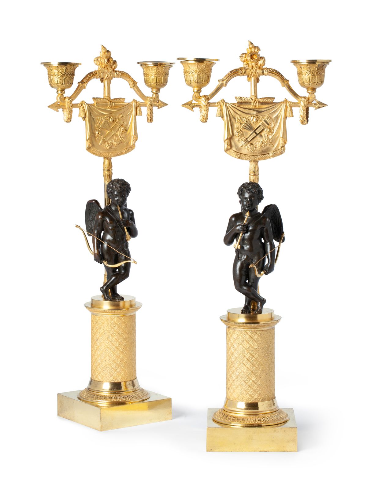 A Pair of Empire Candlesticks - afbeelding 1