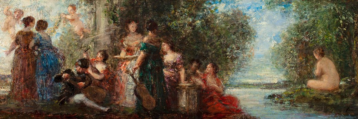 Musiciens dans un parc - image 1
