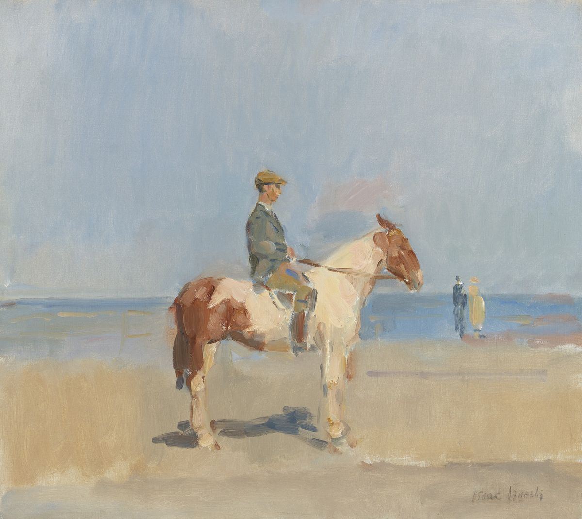 Horseman on the beach of Viareggio