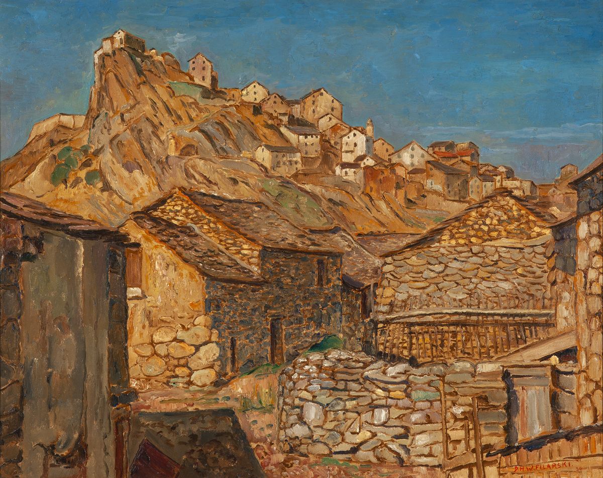 City behind the wall