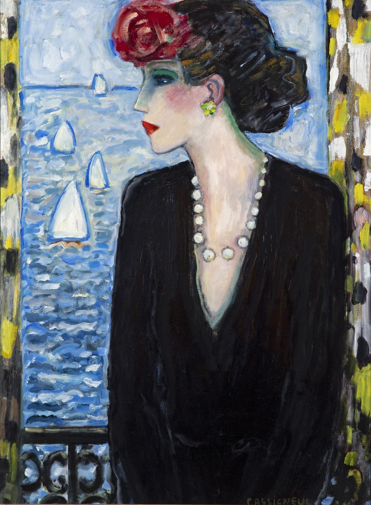 JEAN-PIERRE CASSIGNEUL (1935-) – LA ROBE NOIR