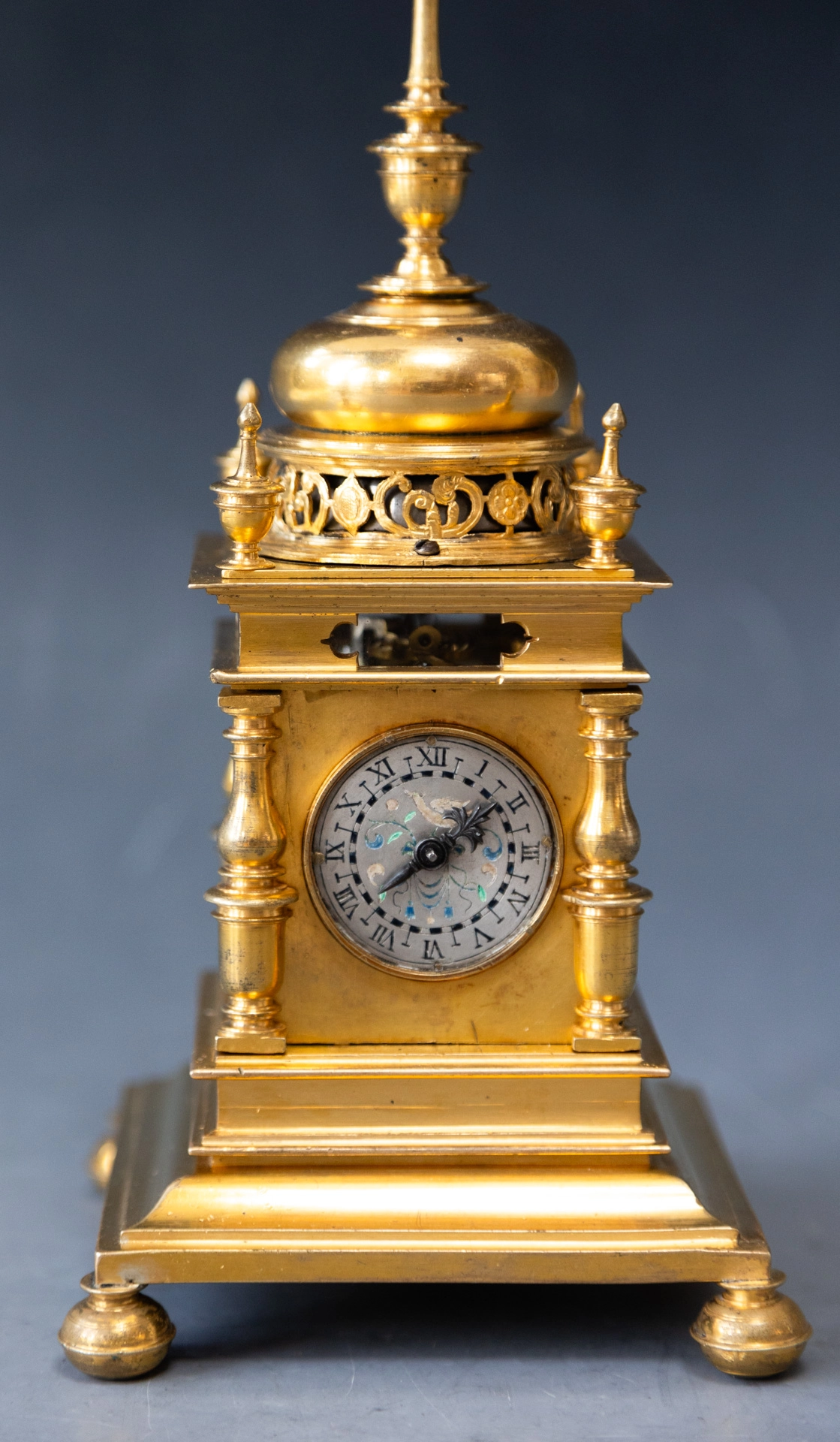 Miniatuur Türmchenuhr, Duitsland, waarschijnlijk Augsburg, ca.1630.
