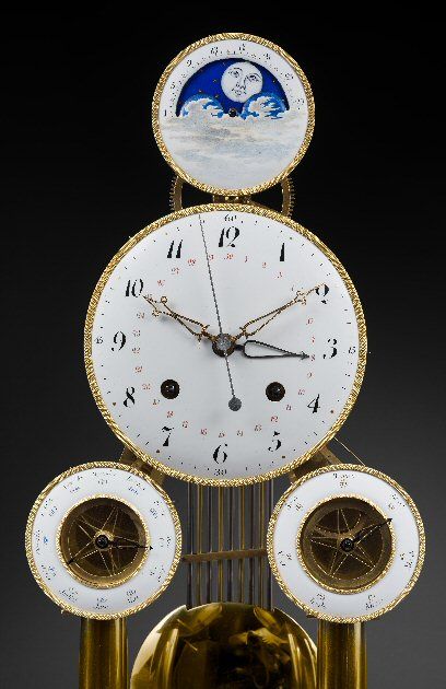 SOLD An important and fine multi-dial skeleton clock by Hubert Sarton à Liège, circa 1810. - image 1
