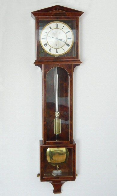 Elegant regulator - laterndluhr by ‘Ph.Happacher in Wien’, 1 month, mahogany, ca. 1820. - image 1