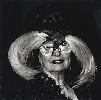 Woman in a Birdmask, NYC 1967