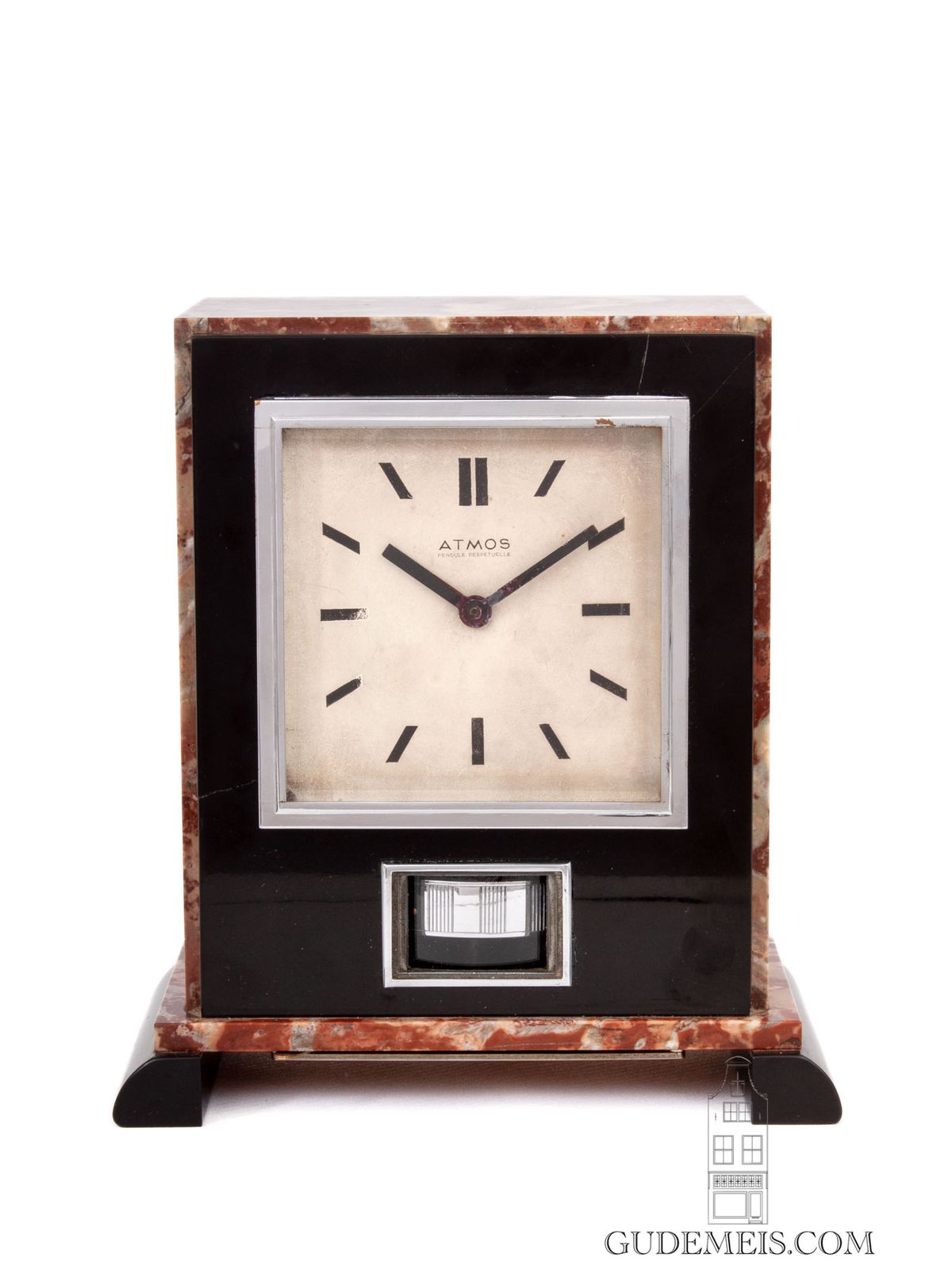 A French Art Deco marble Reutter patent atmos clock, circa 1932 - image 1