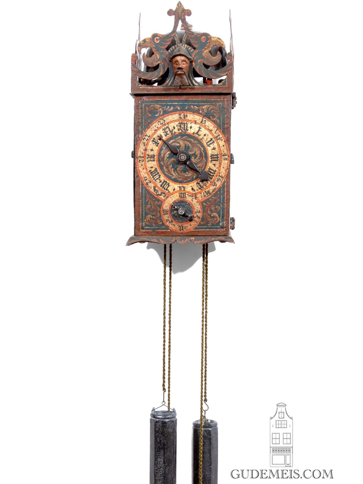 An early South German polychrome automaton wall clock, circa 1590. - image 1