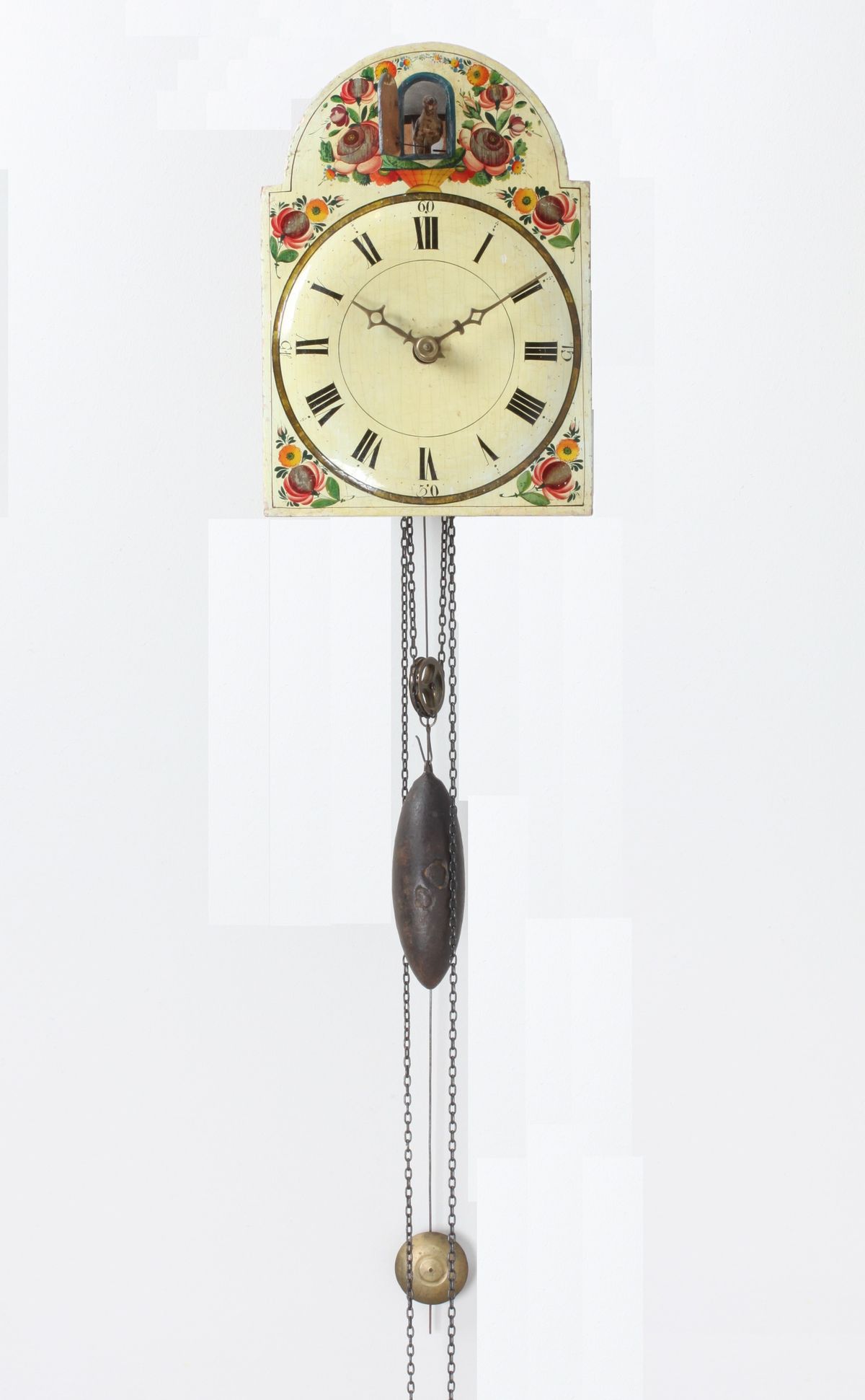 An early German Black Forest polychrome Cuckoo wall clock, circa 1830 - image 1
