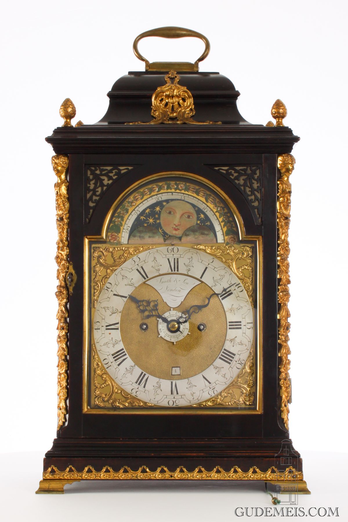 An English table cock with date and moonphase for the Dutch market, Smith & Son, circa 1770 - image 1