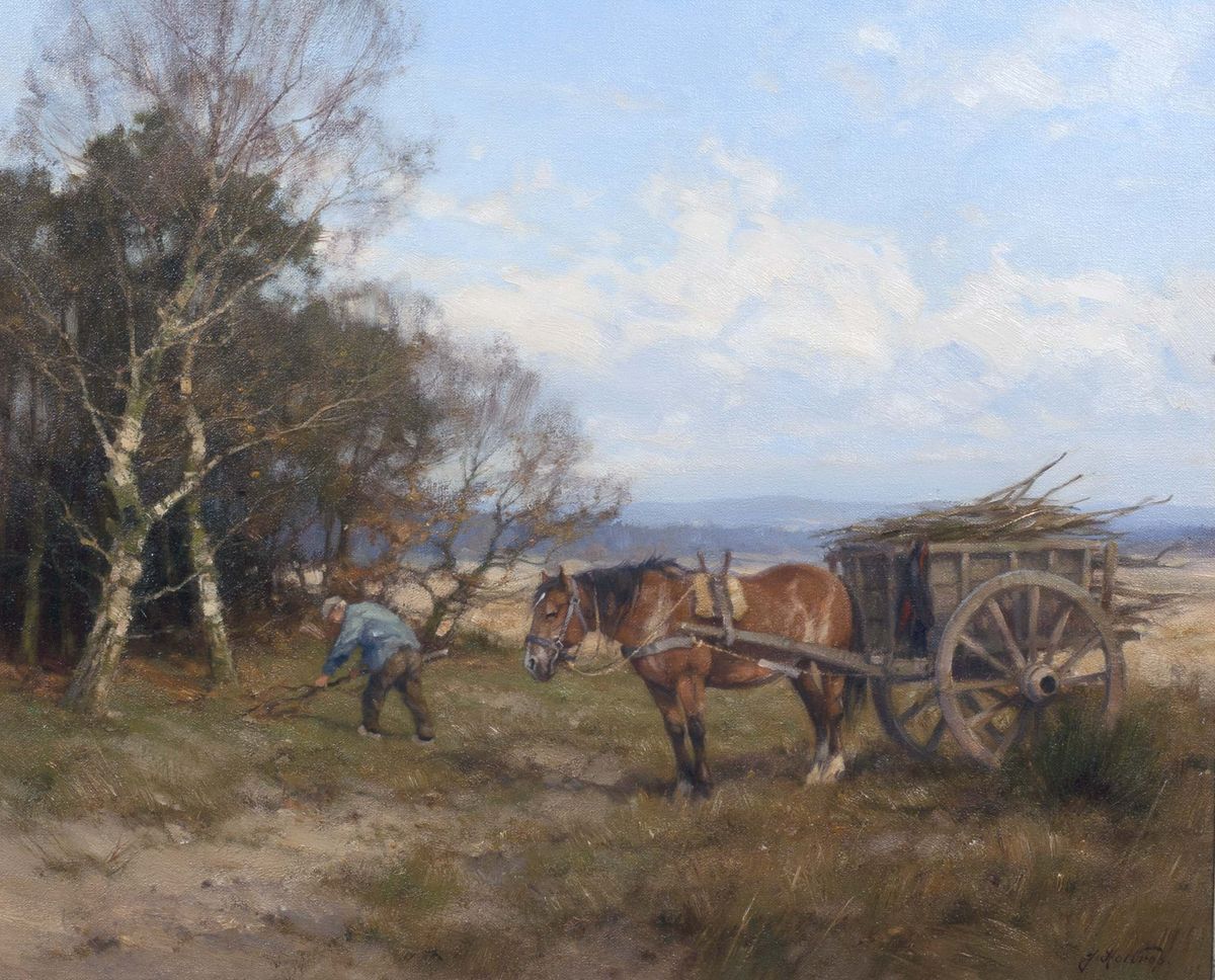 Houtsprokkelen op de Veluwe
