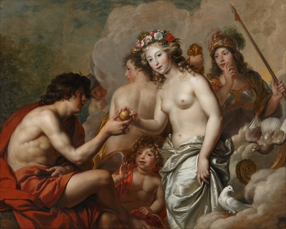 Adriaen Backer (ca. 1635-1684), Het oordeel van Paris