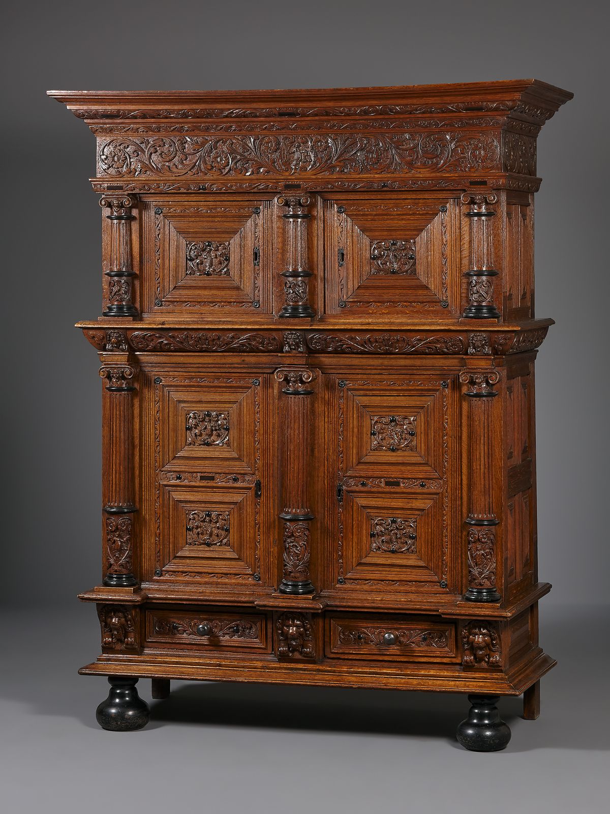 Dutch Renaissance four-door cupboard
