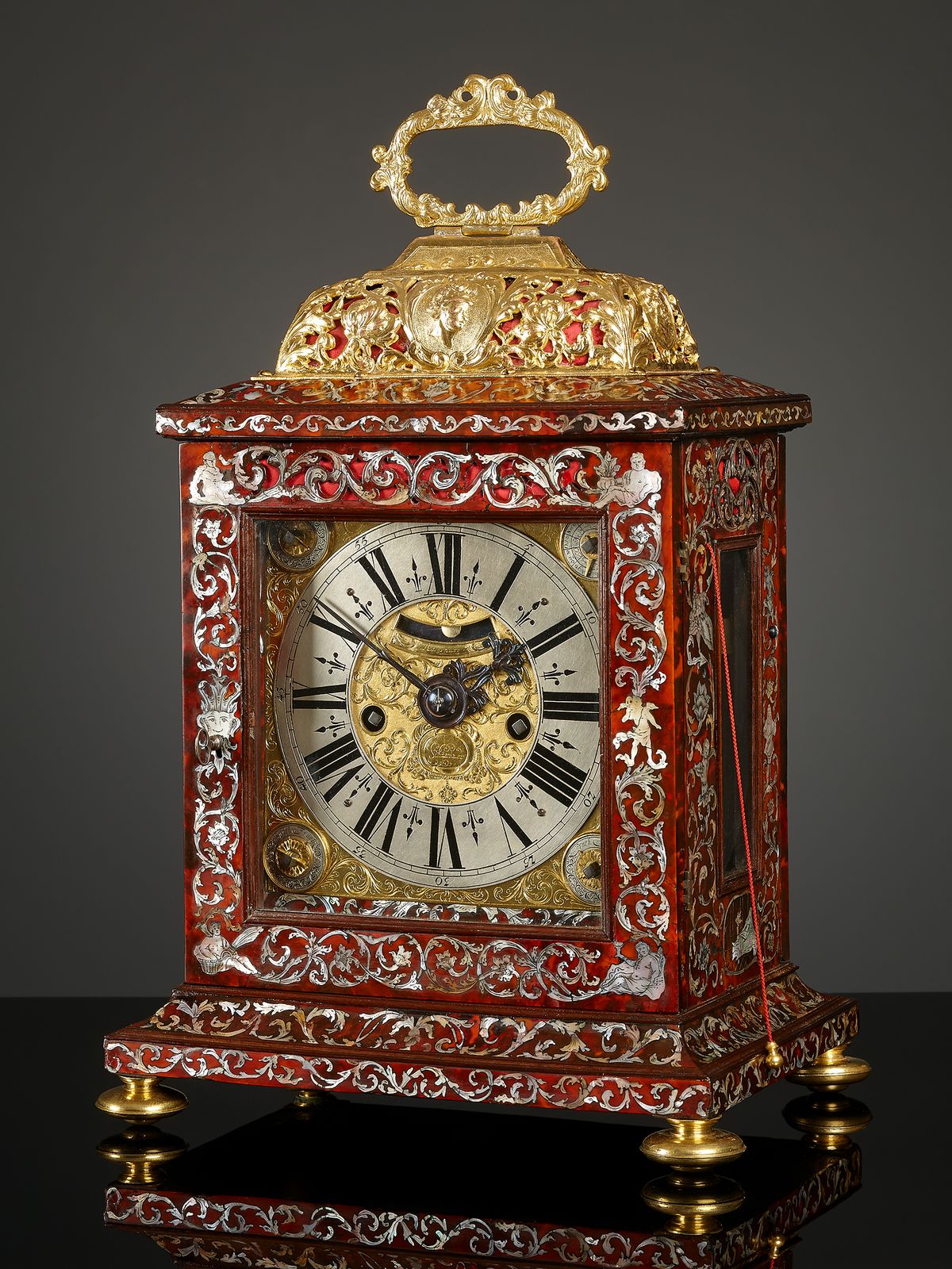 Duitse Louis XIV tafelklok - afbeelding 1