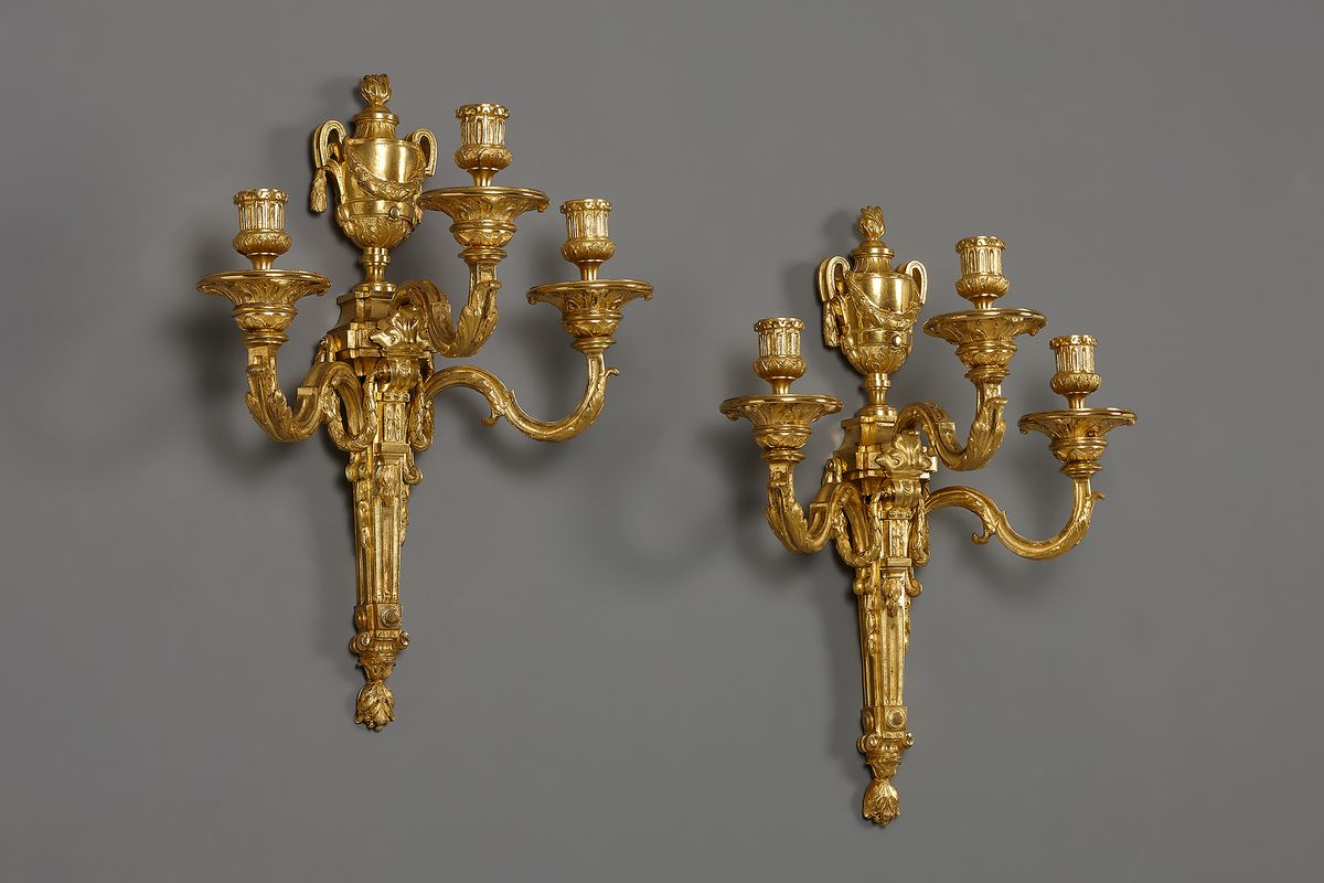 Pair of French Louis XVI appliques