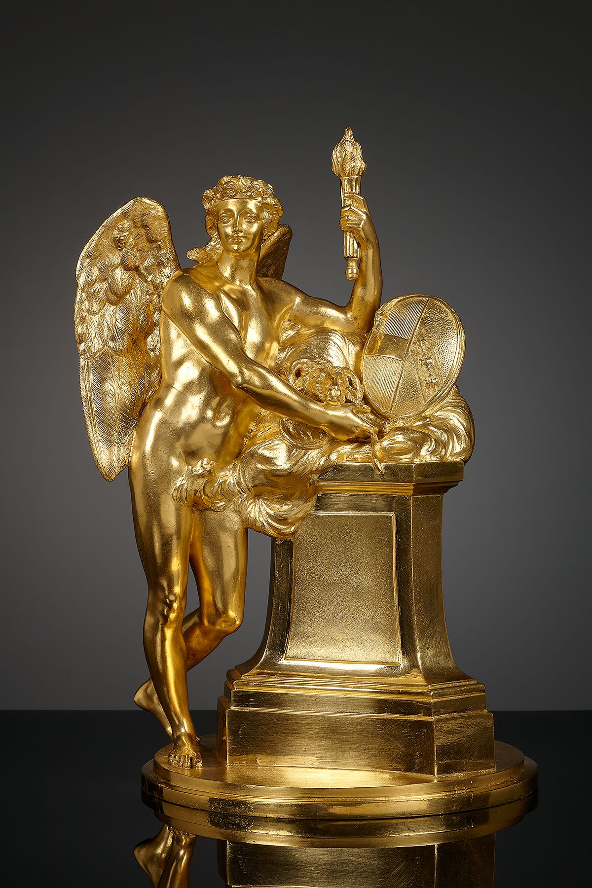 Viennese bronze Louis XVI statue, Personification of March