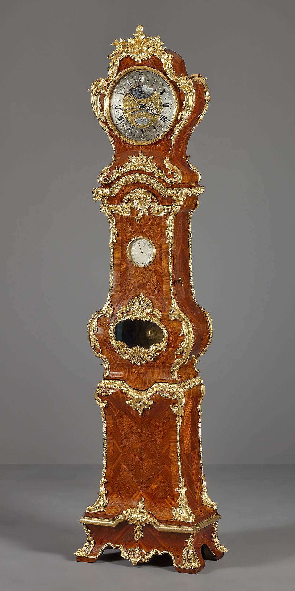 French Louis XV regulator longcase clock with equation,  Julien Le Roy - image 1