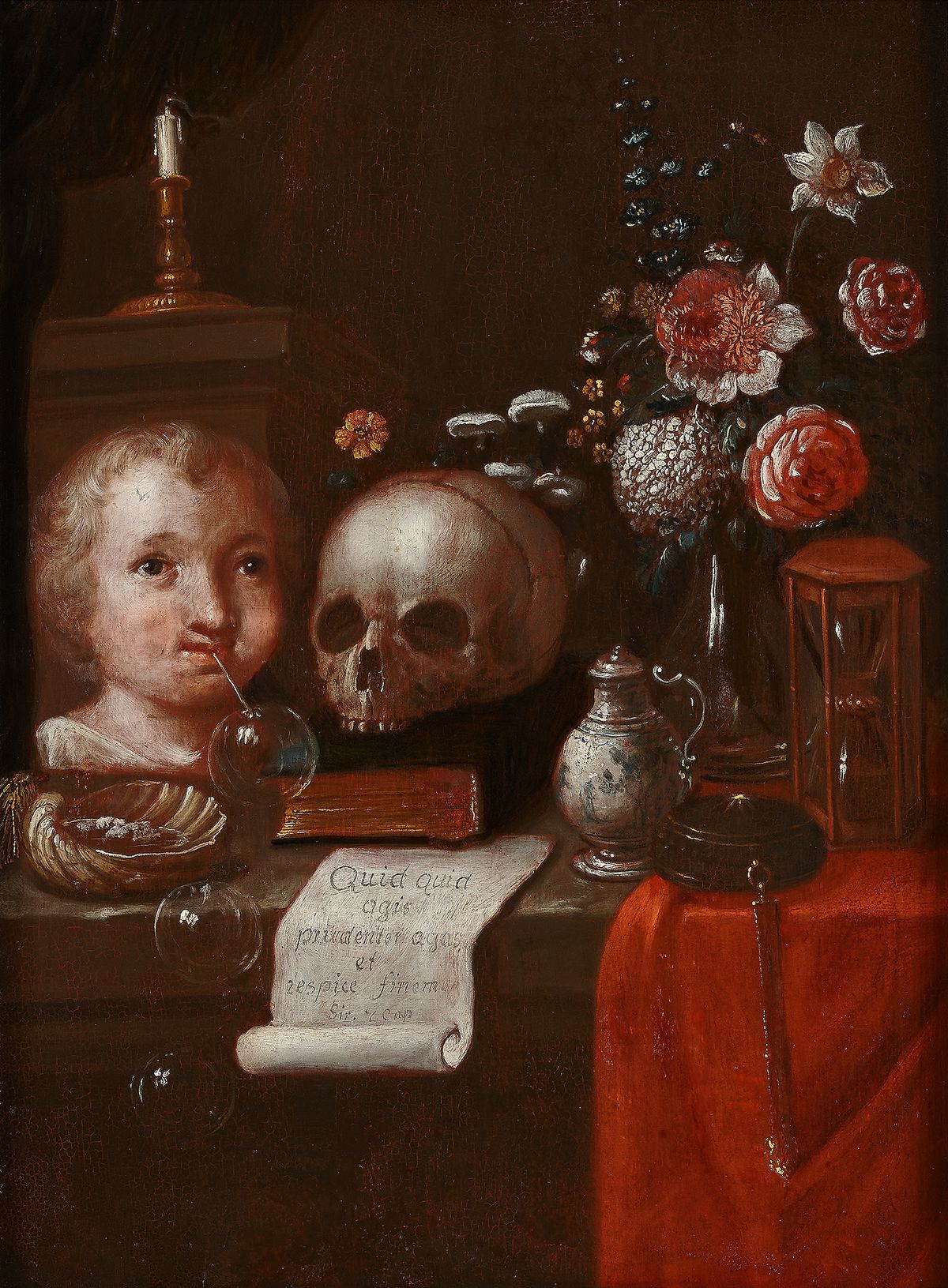 Northern-Italian School: Vanitas Still Life - image 1