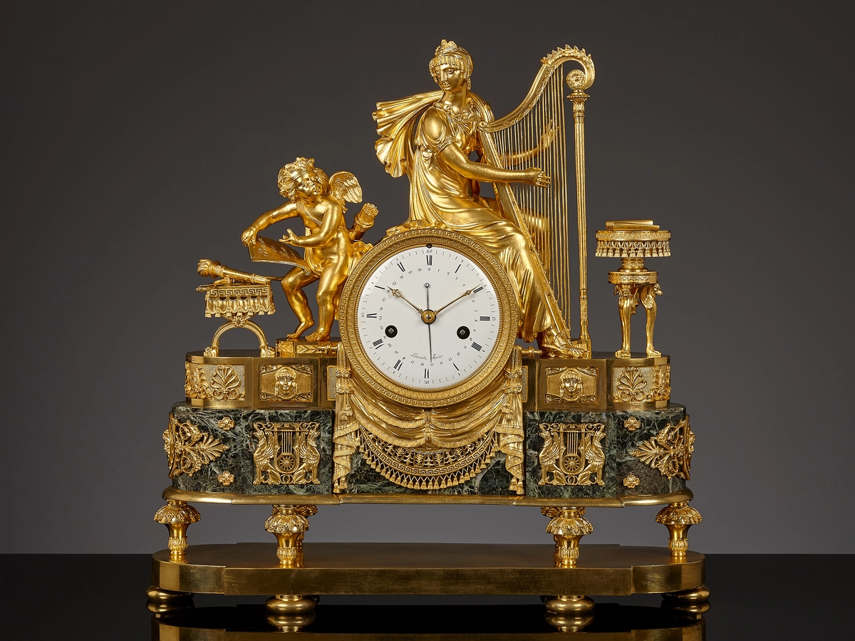 Franse Empire pendule, Laurent