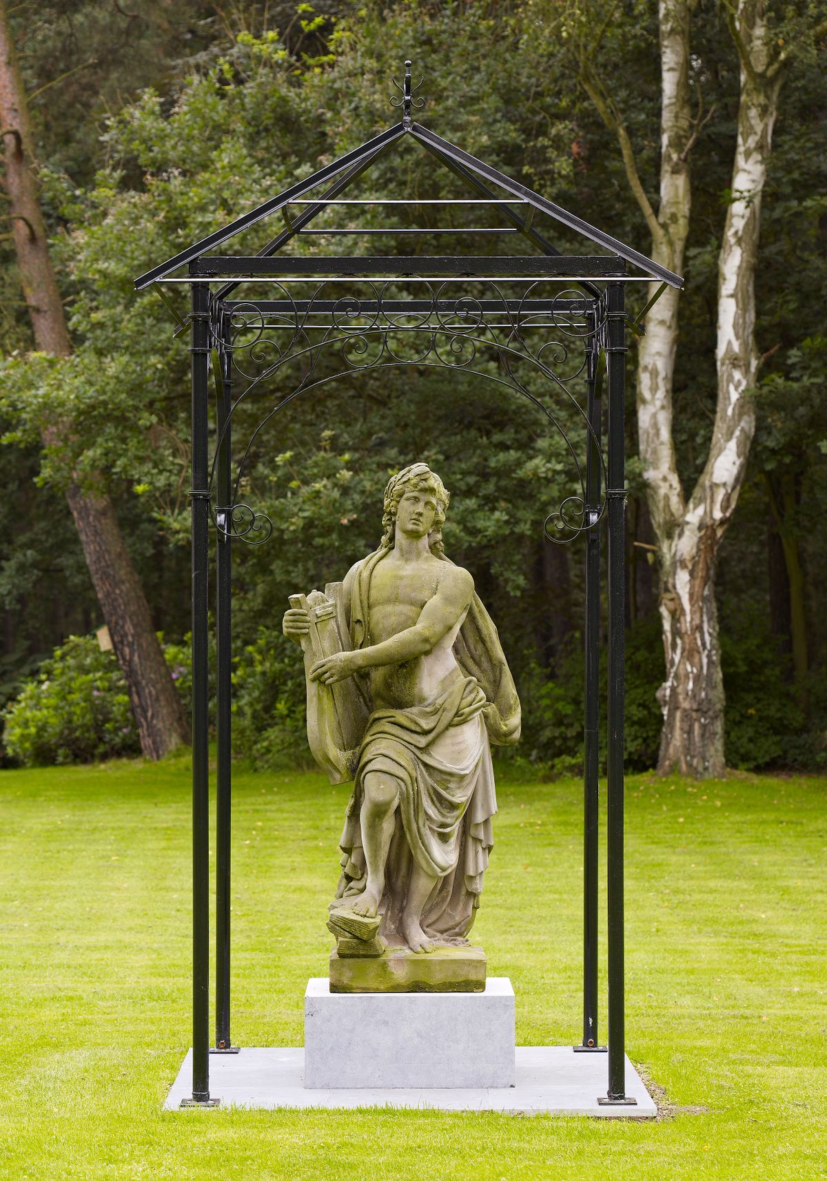 Dutch Garden Sculpture representing Apollo Musagetes - image 1