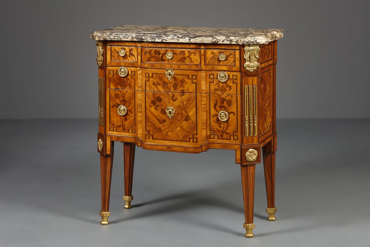 Franse Transition commode, Pierre Macret - afbeelding 1