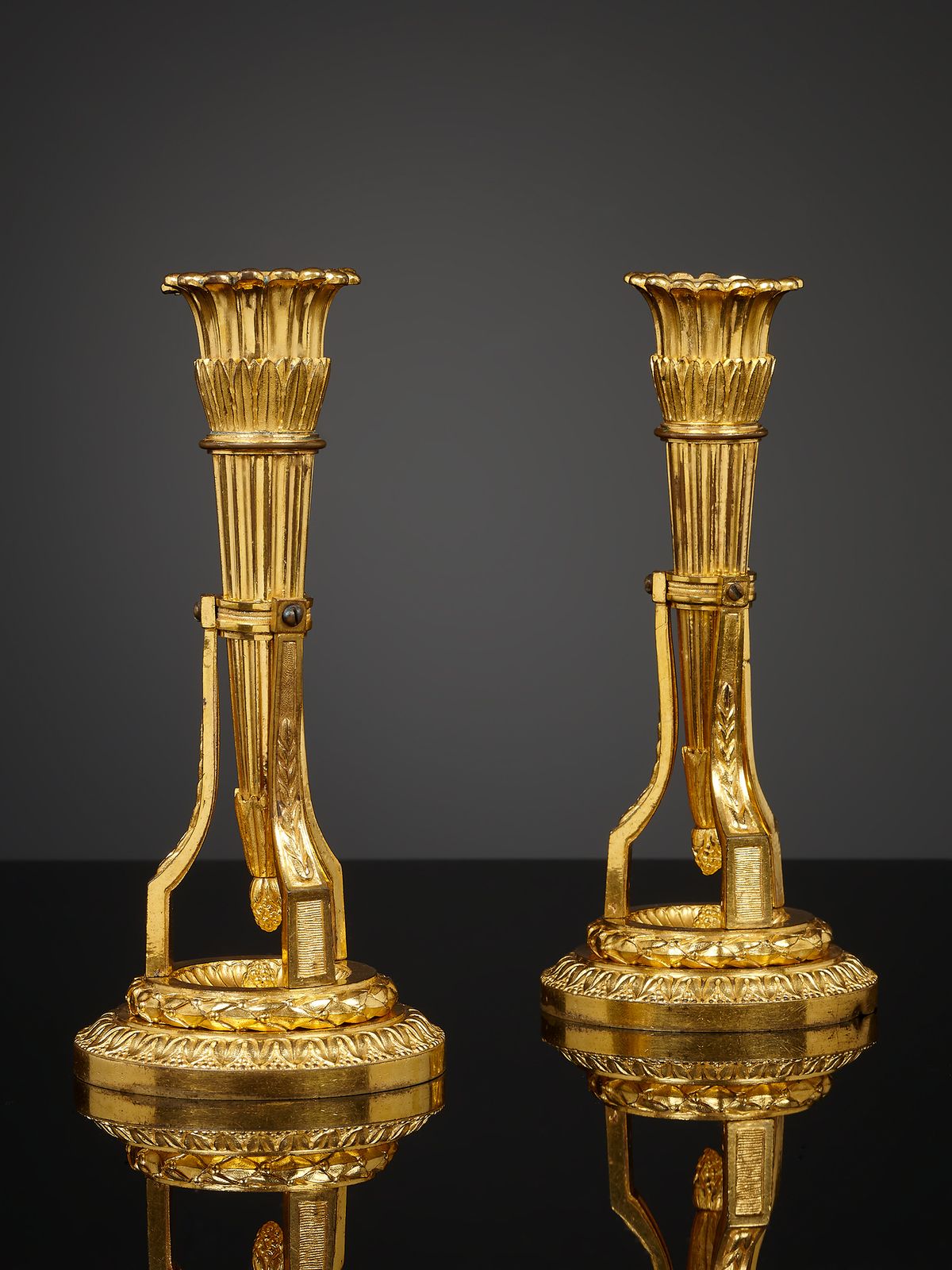 Pair of French Louis XVI candlesticks