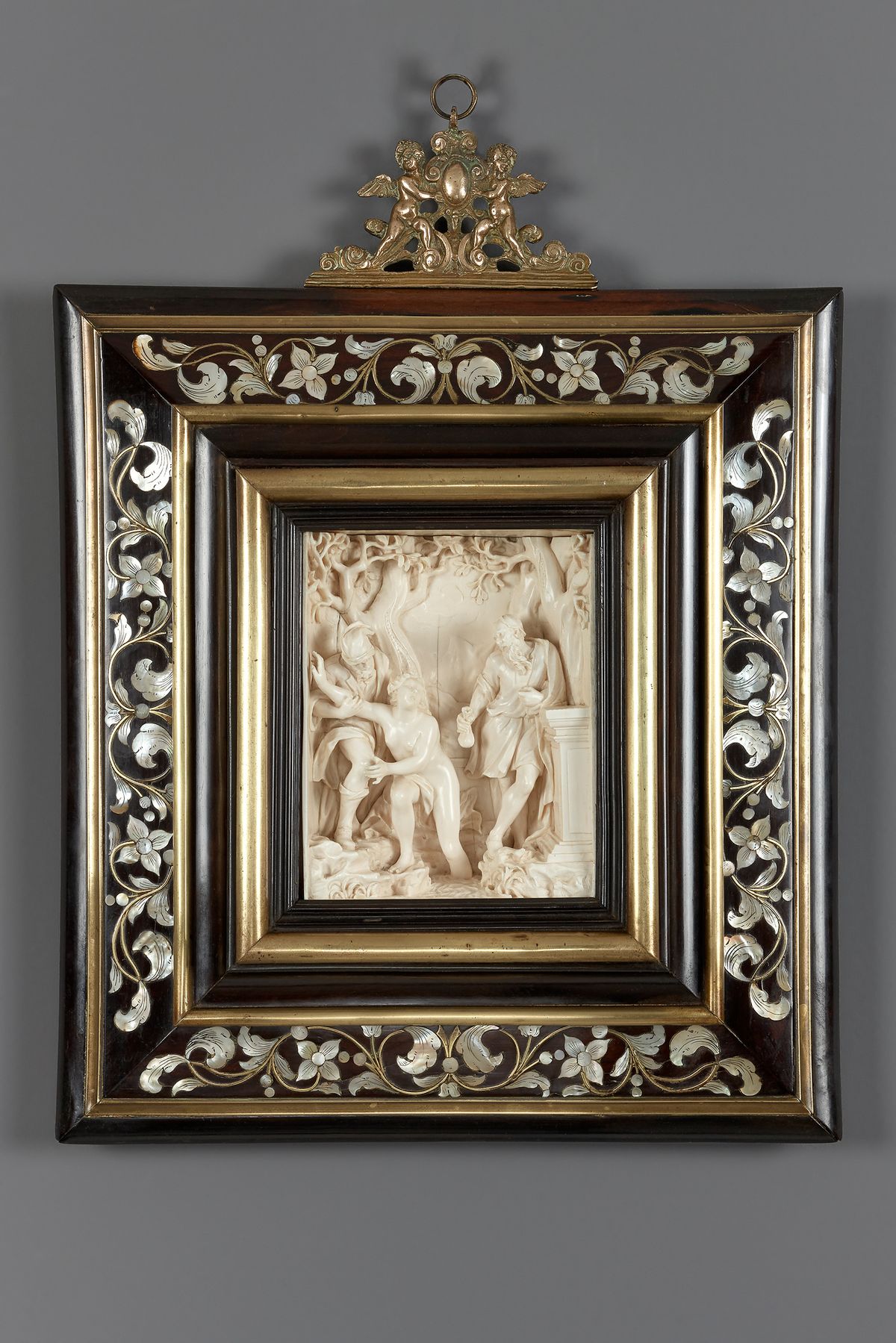 German Ivory Relief depicting Susanna and the Elders Attributed to Antonio Leoni - image 1