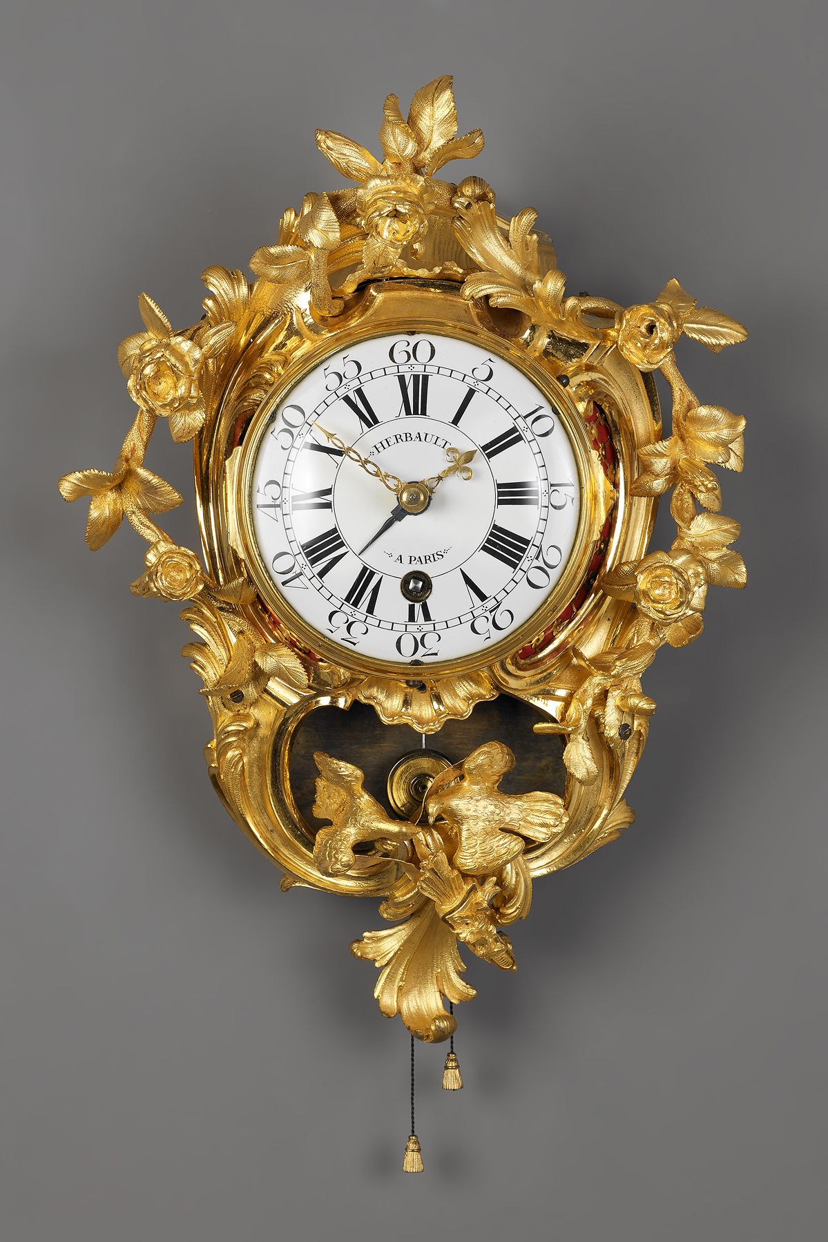 French Louis XV Cartel d'Alcove