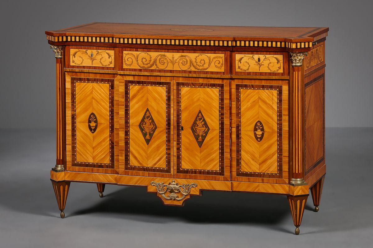 Dutch Louis XVI Klapbuffet - image 1