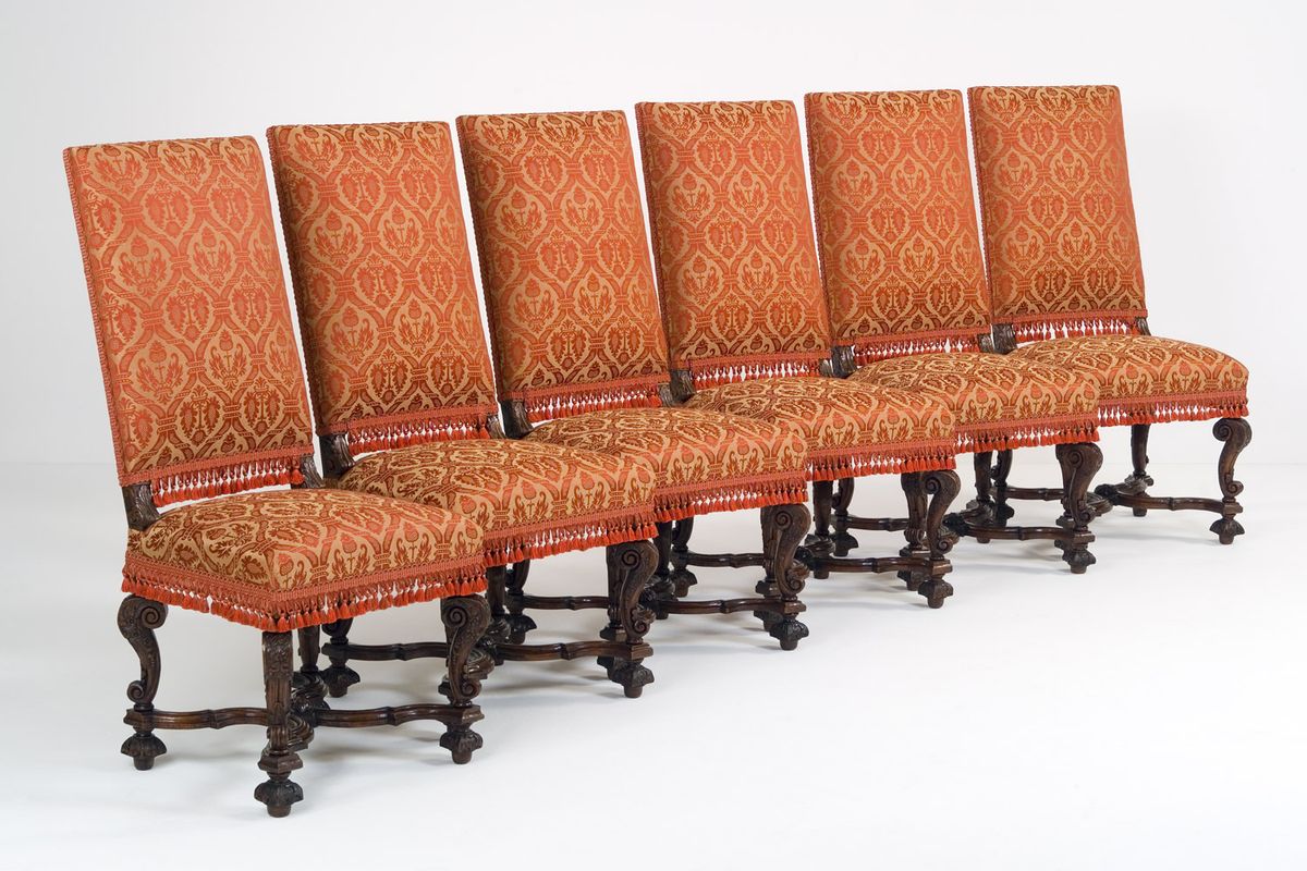 Six Louis XIV chairs, Southern Netherlands