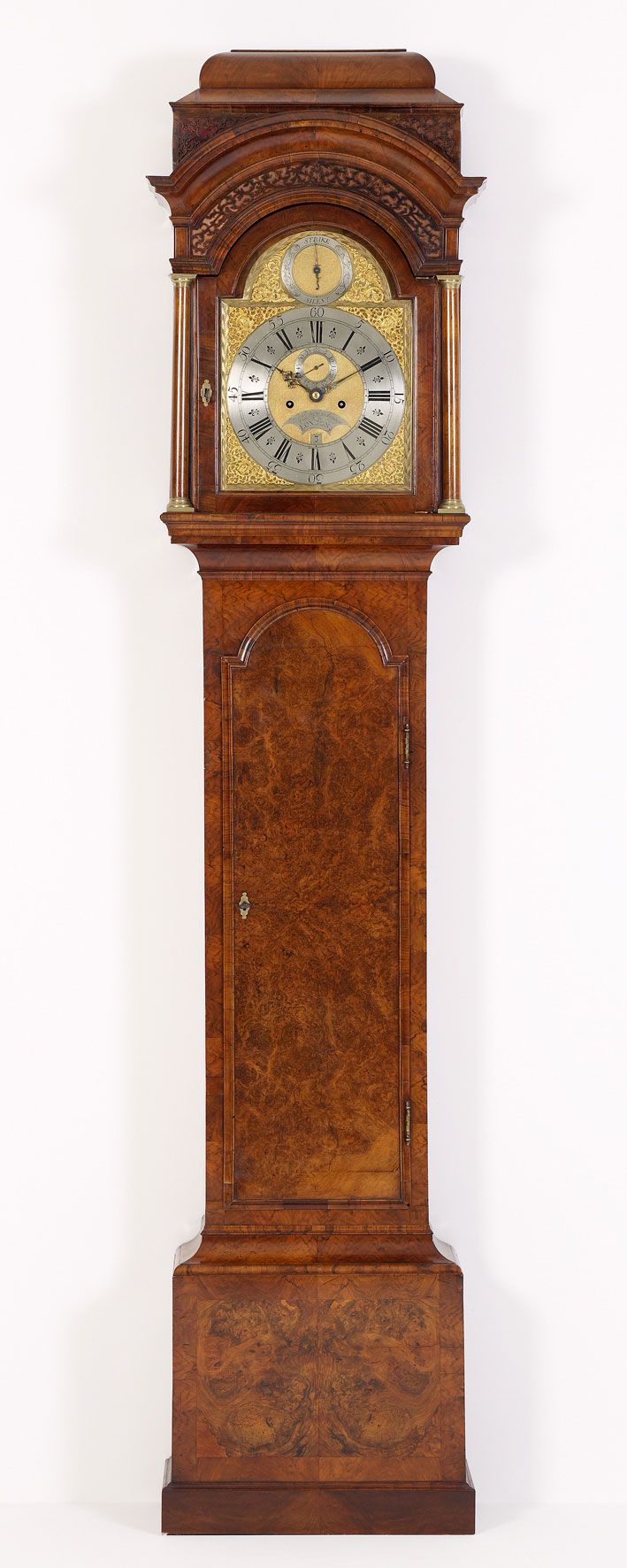 Engels George II iepenwortel staand horloge