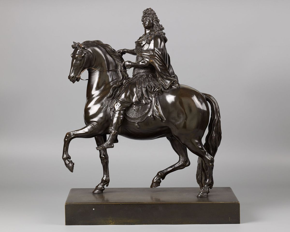 Equestrian Statue of Louis XIV, after Martin van den Bogaert alias Desjardins - image 1
