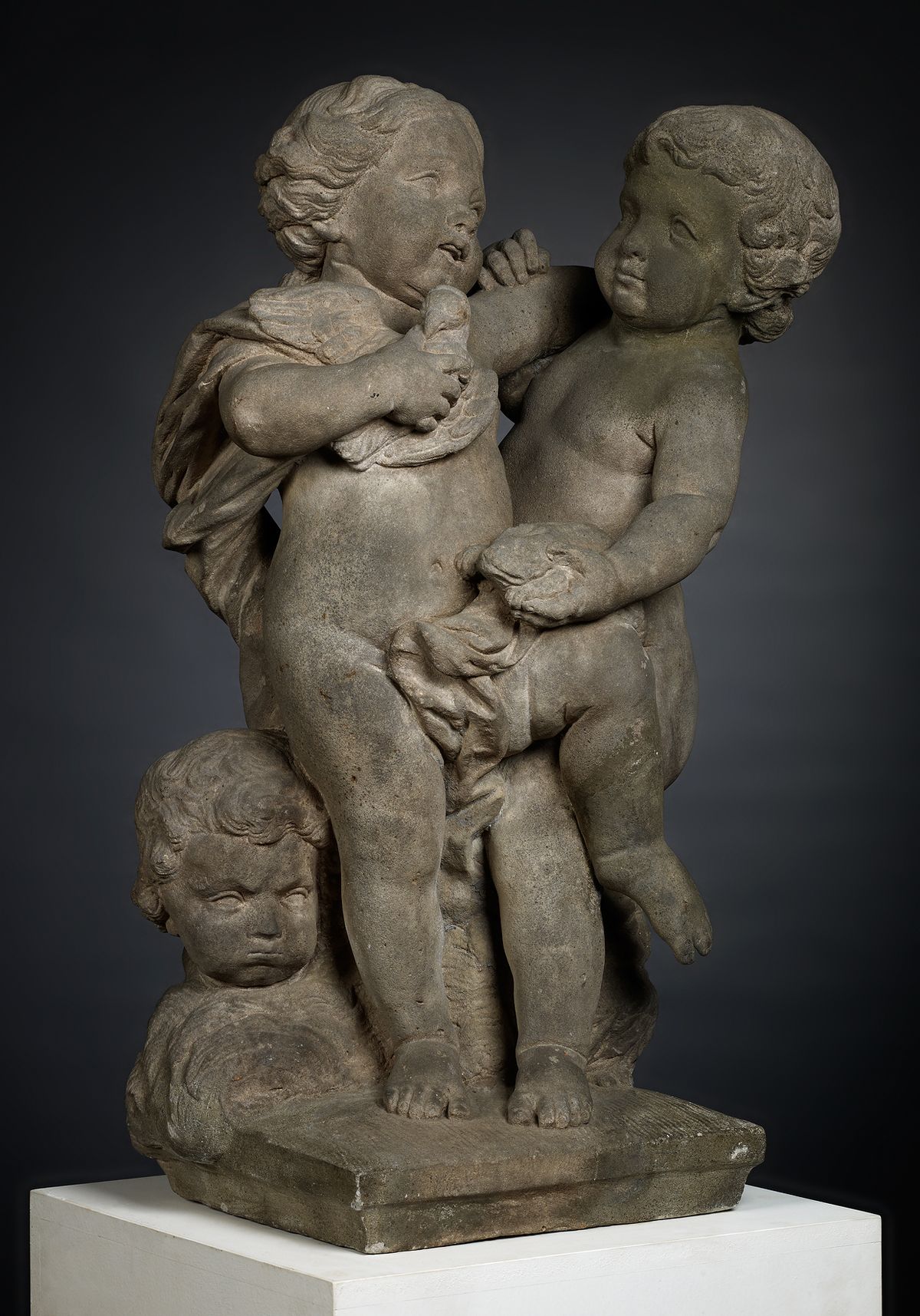 Dutch Louis XIV Sandstone Garden Sculpture - image 1