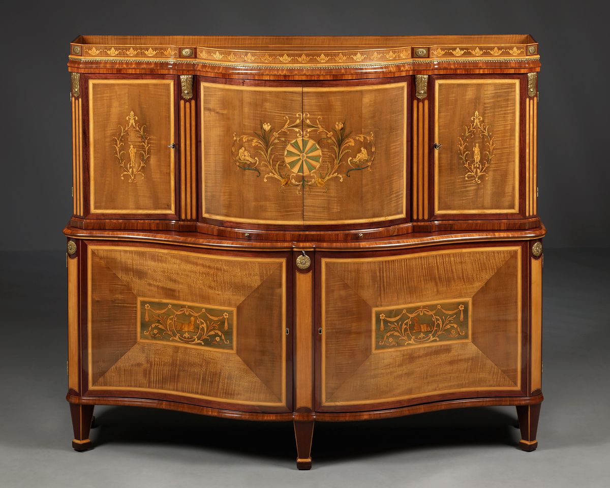 English George III Writing Cabinet - image 1
