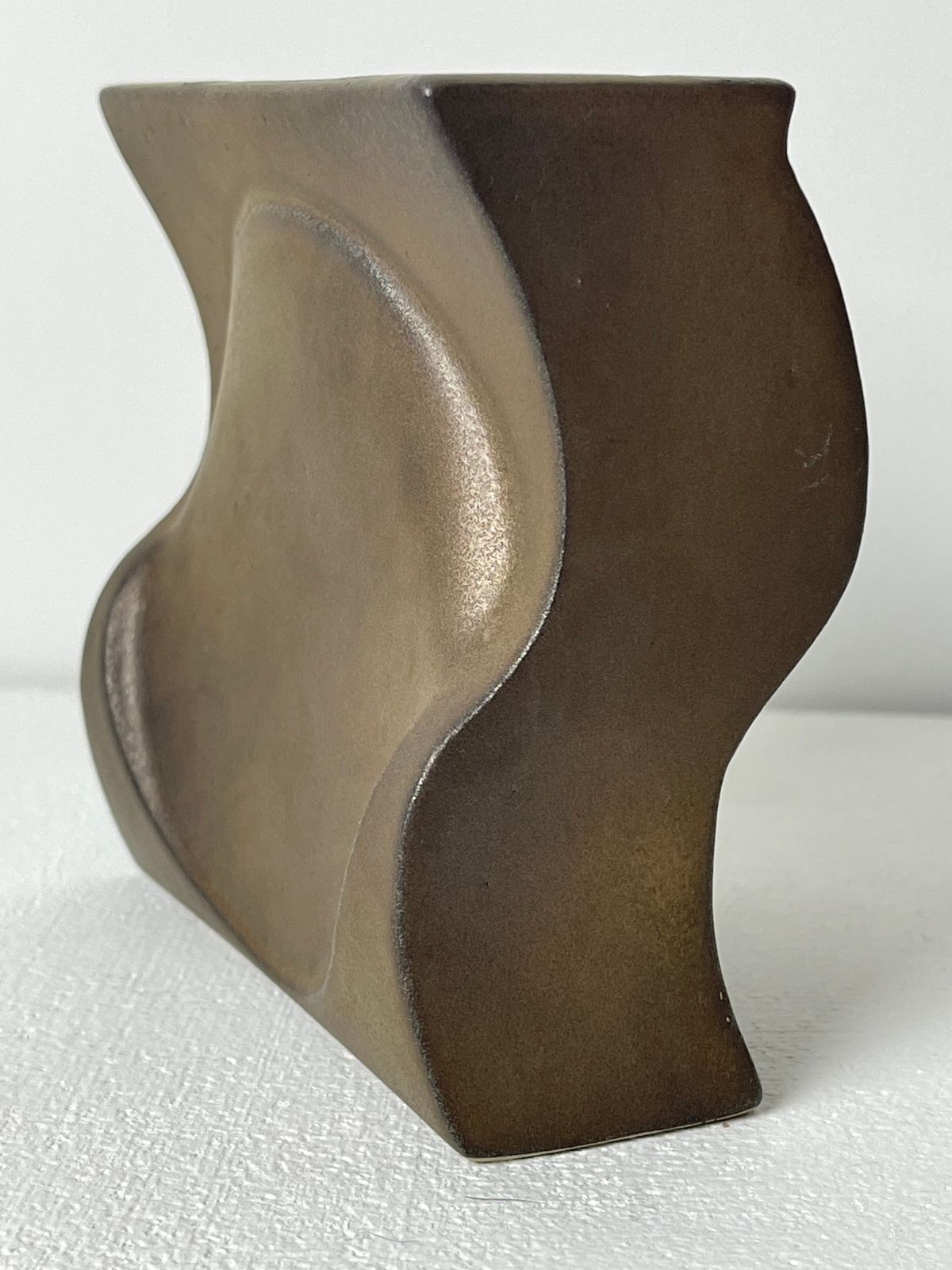 Jan van der Vaart, Bronze glazed stoneware - image 1