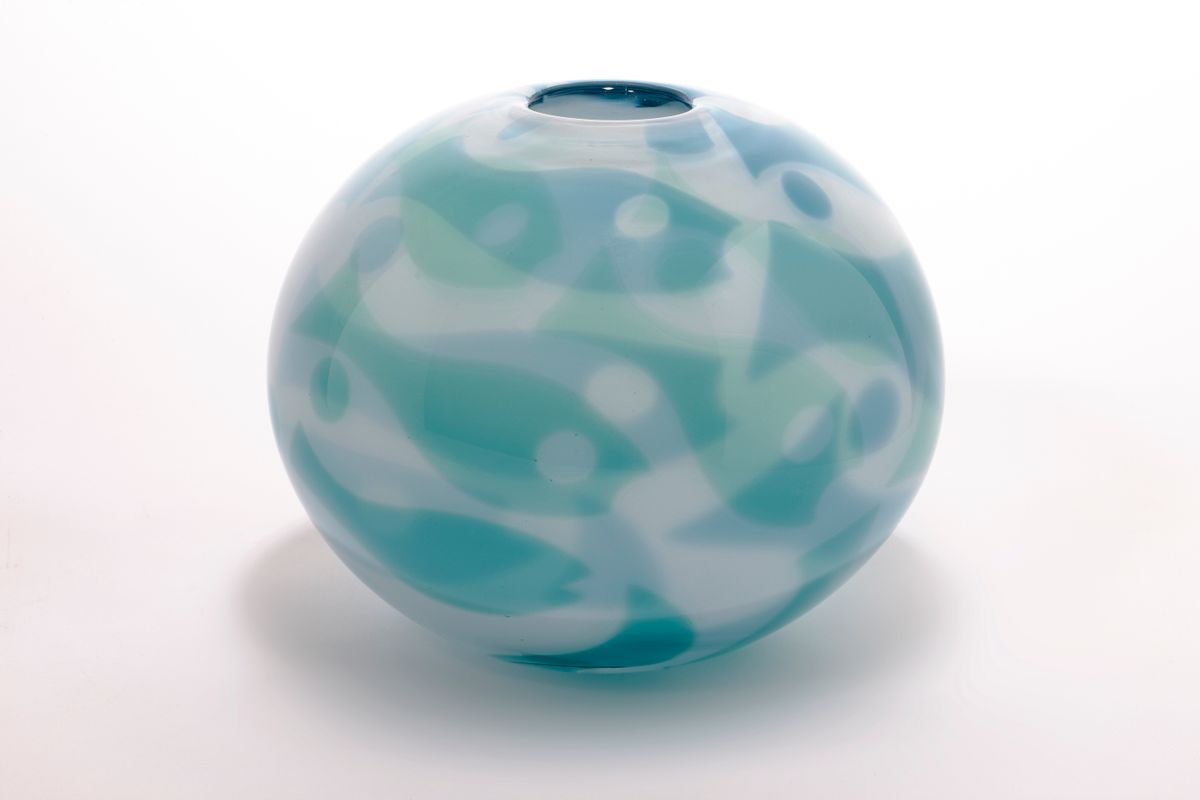 Willem Heesen, Unique vase, 'Deep sea' series, De Oude Horn, 2001 - image 1