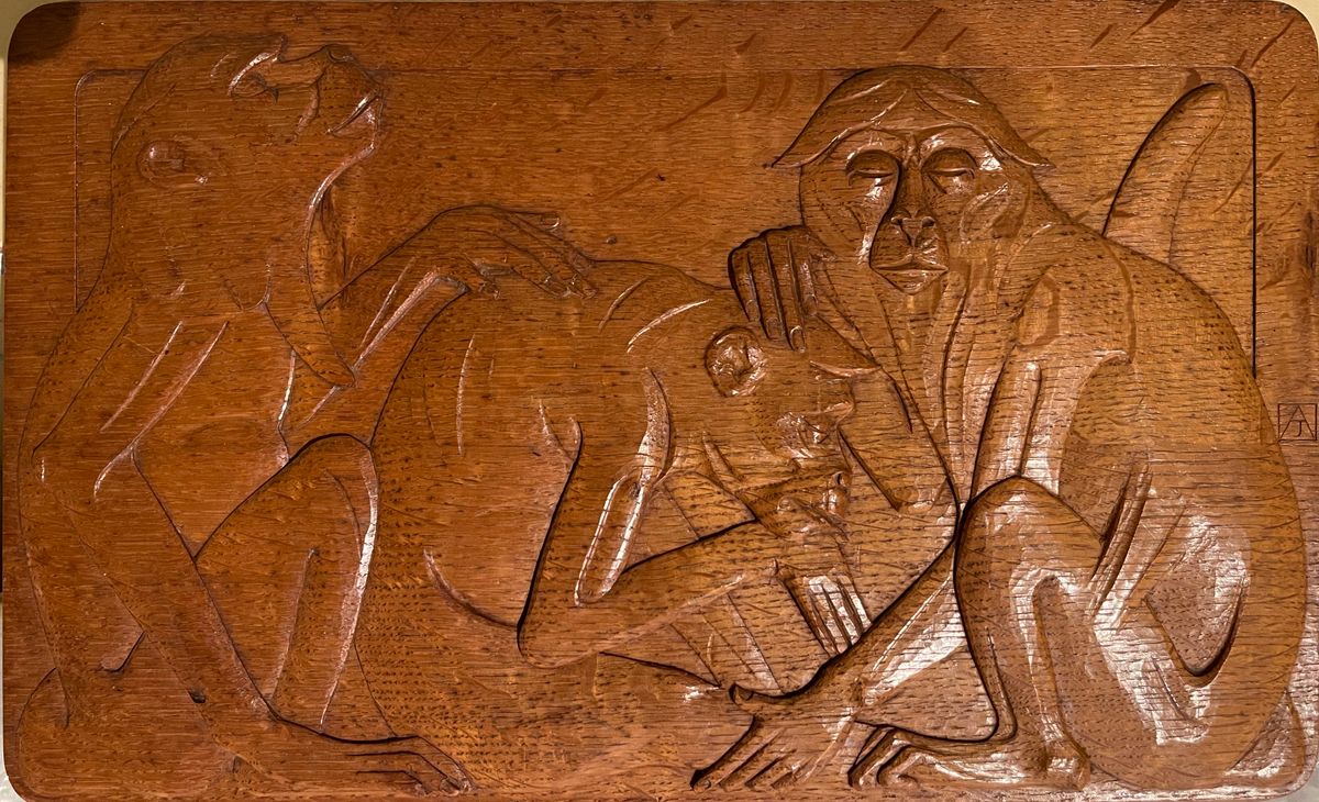 Johan Coenraad Altorf (the Haque 1876-1955), 'sick monkey', ca. 1935 - image 1