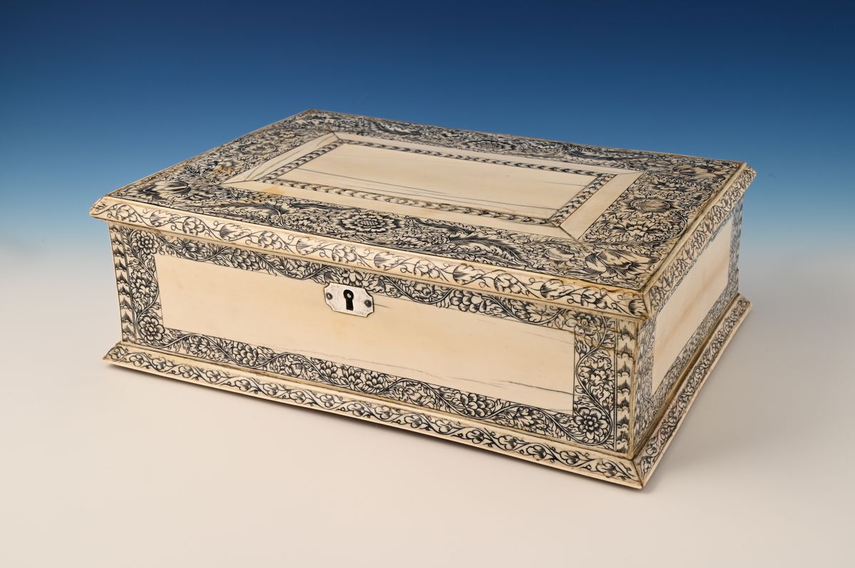 Ivory document box,  Vizagapatam - image 1