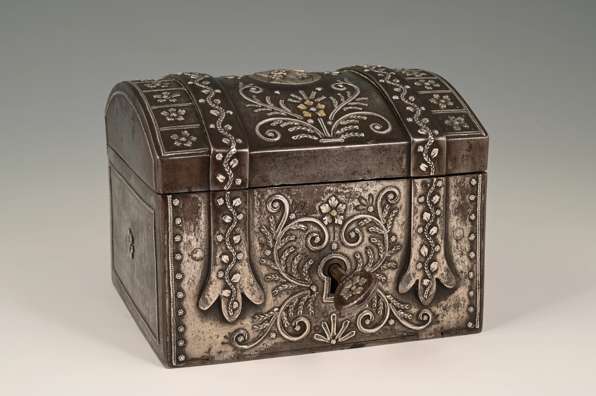 A Russian iron box.