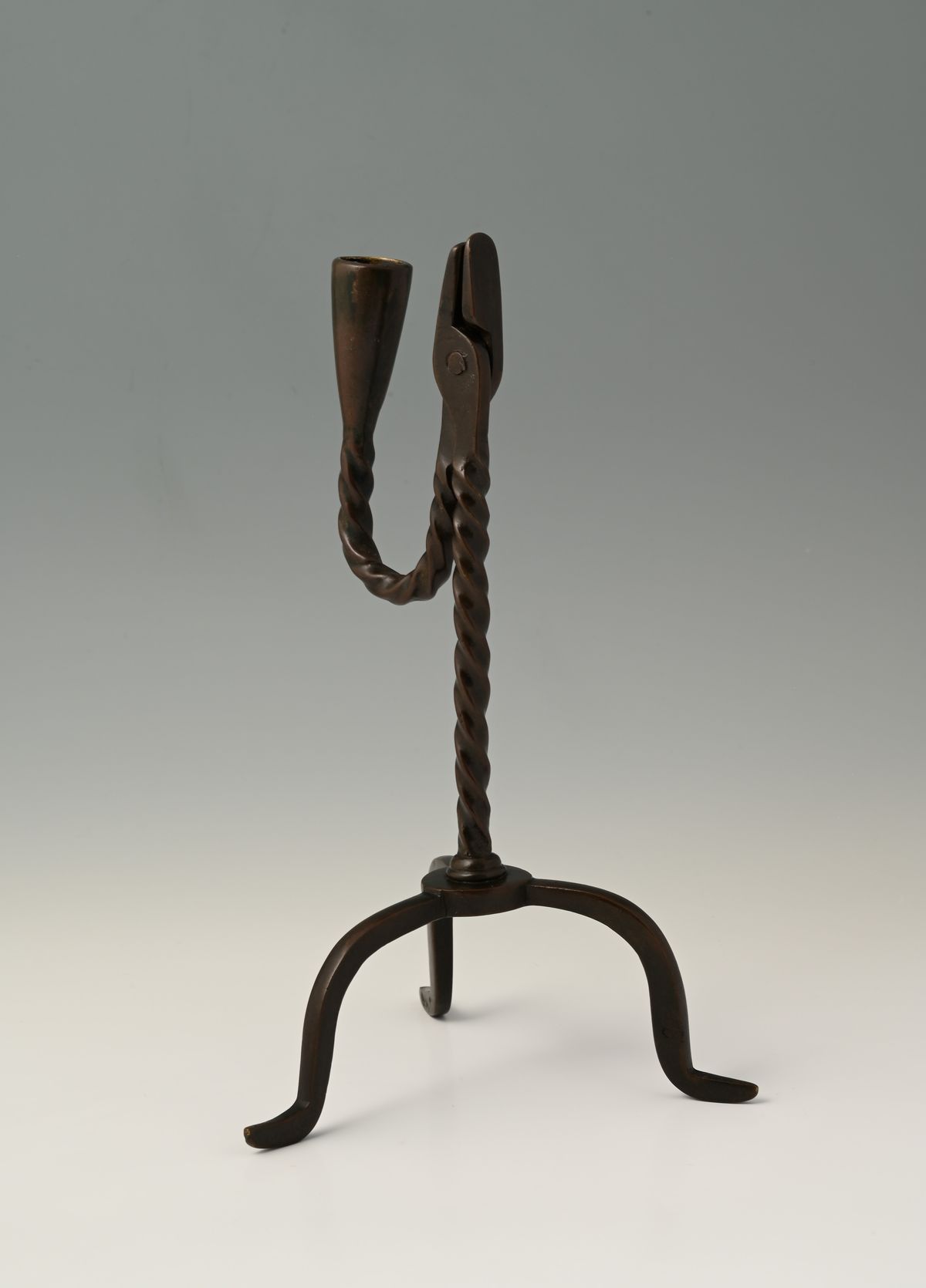 A rare bronze candle holder - image 1