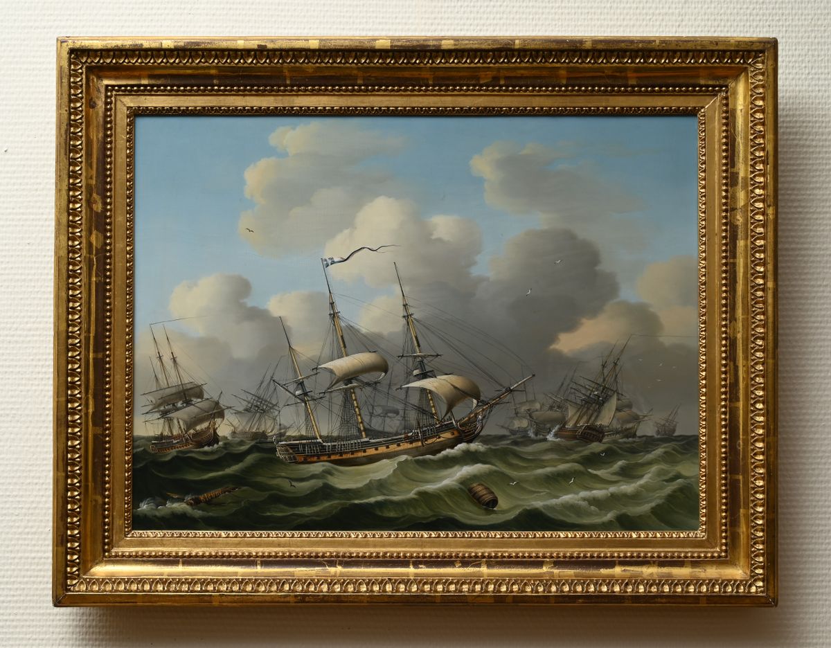 Sea view off the coast of Vlissingen - image 1