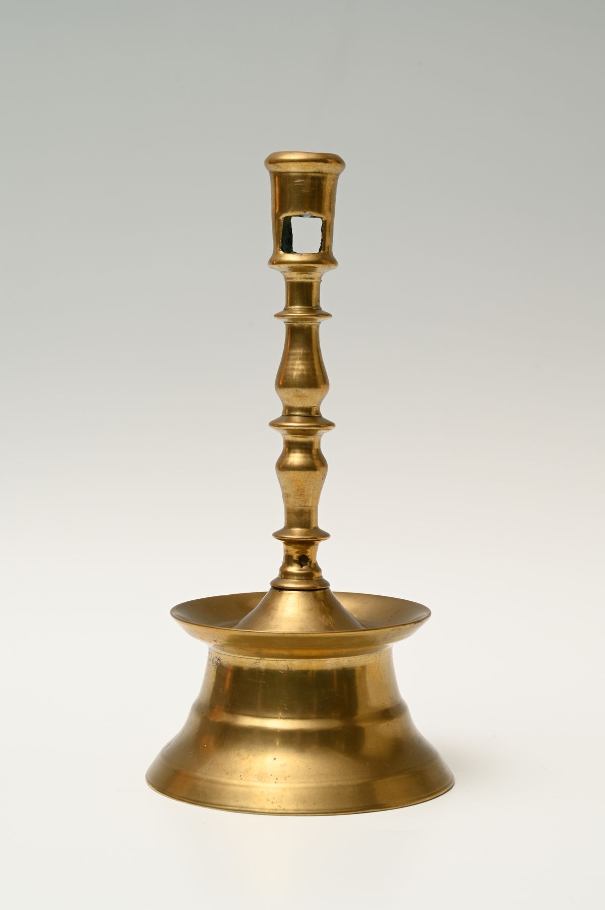 A Dutch bronze candlestick - image 1