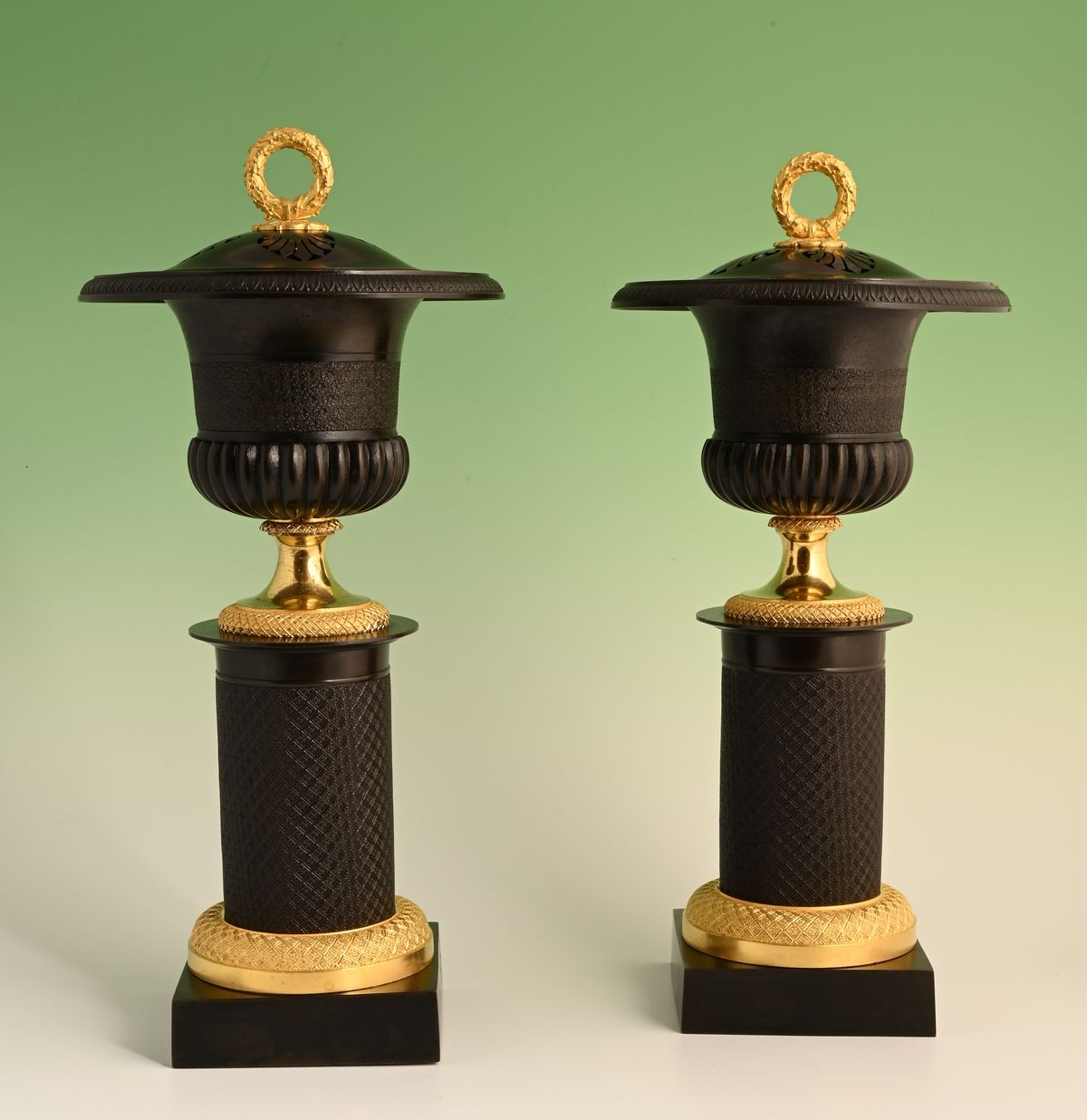 A pair of Empire Cassolettes - image 1