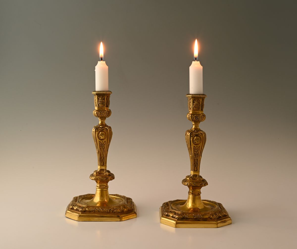 A beautiful pair of candlesticks - image 1