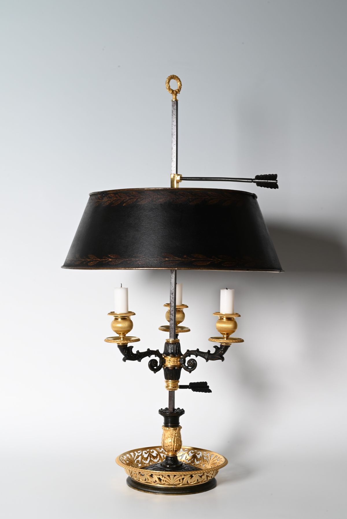 Une belle lampe bouillotte Empire française - image 1