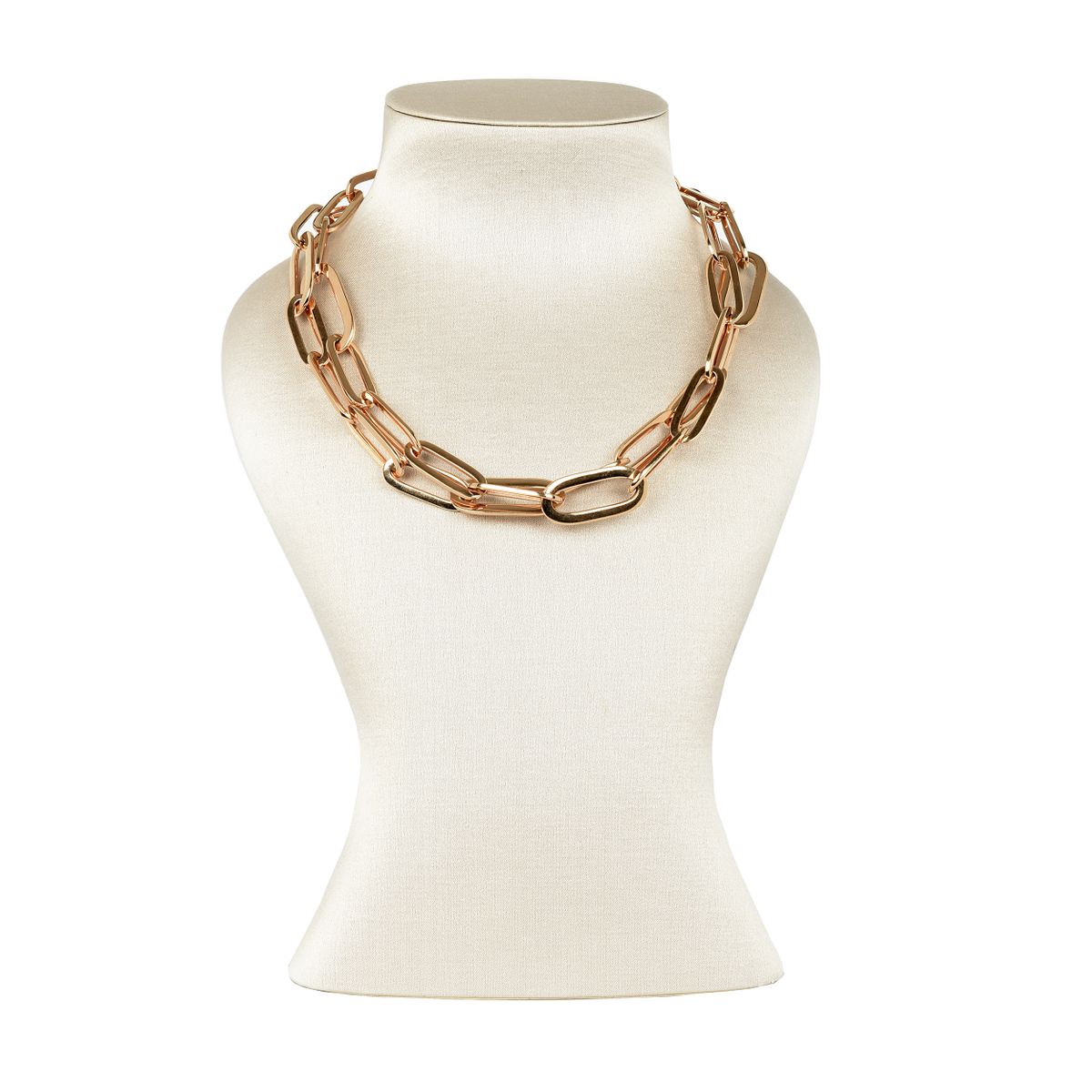 18 Karaat Rosé Gouden Schakel Collier