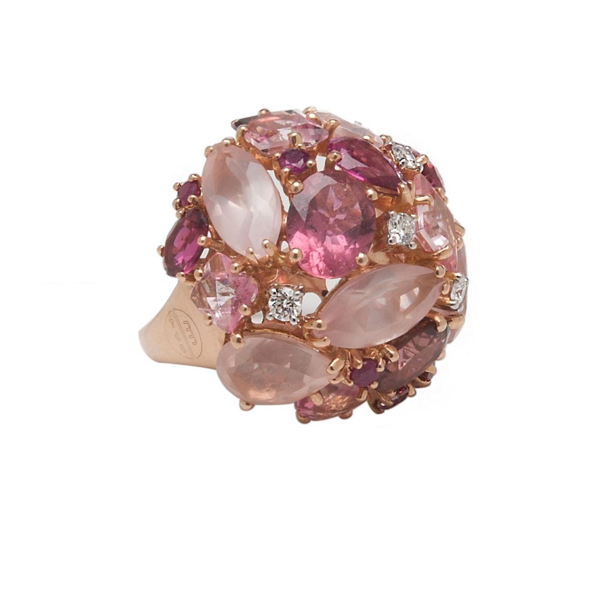 18 Carat Rose Gold Ring - image 1