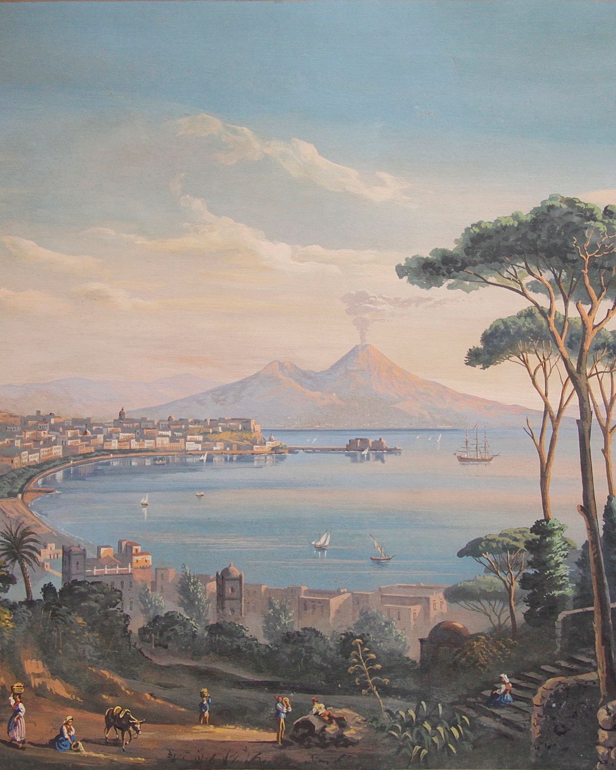 Pair Grand Tour views of Naples - image 1