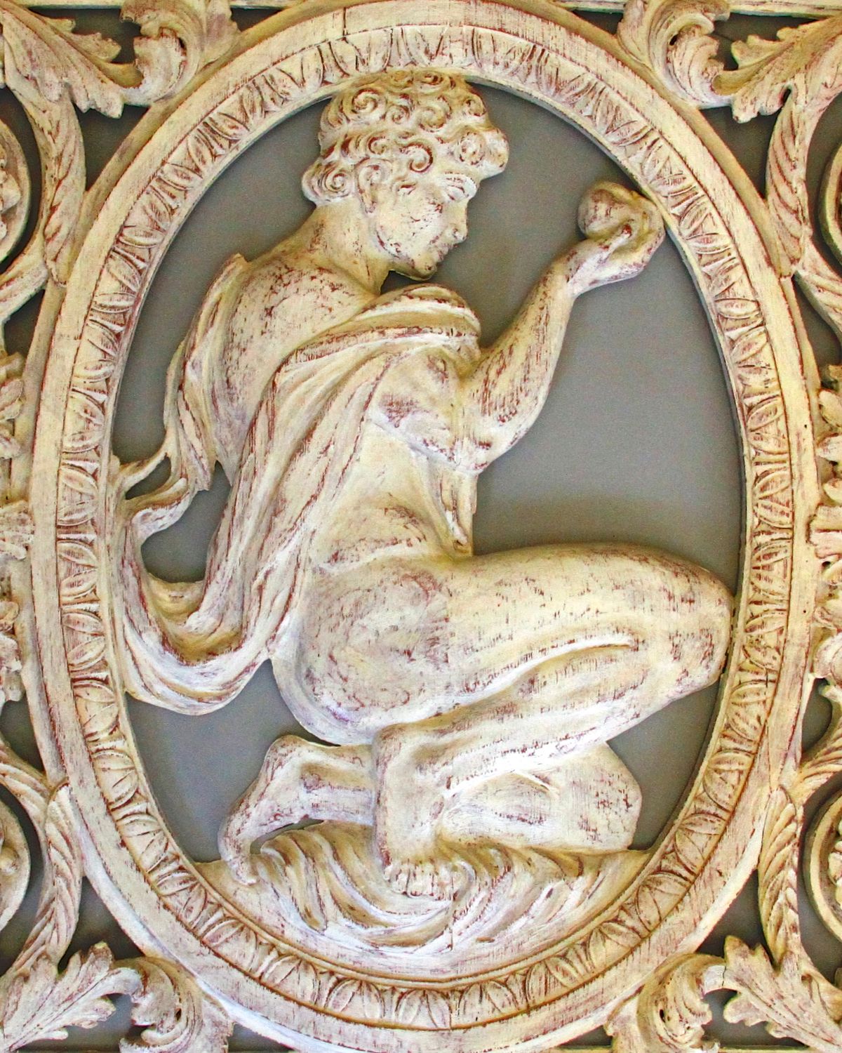Ornamental fanlight from a Dutch canal house: Judgment of Paris - image 1