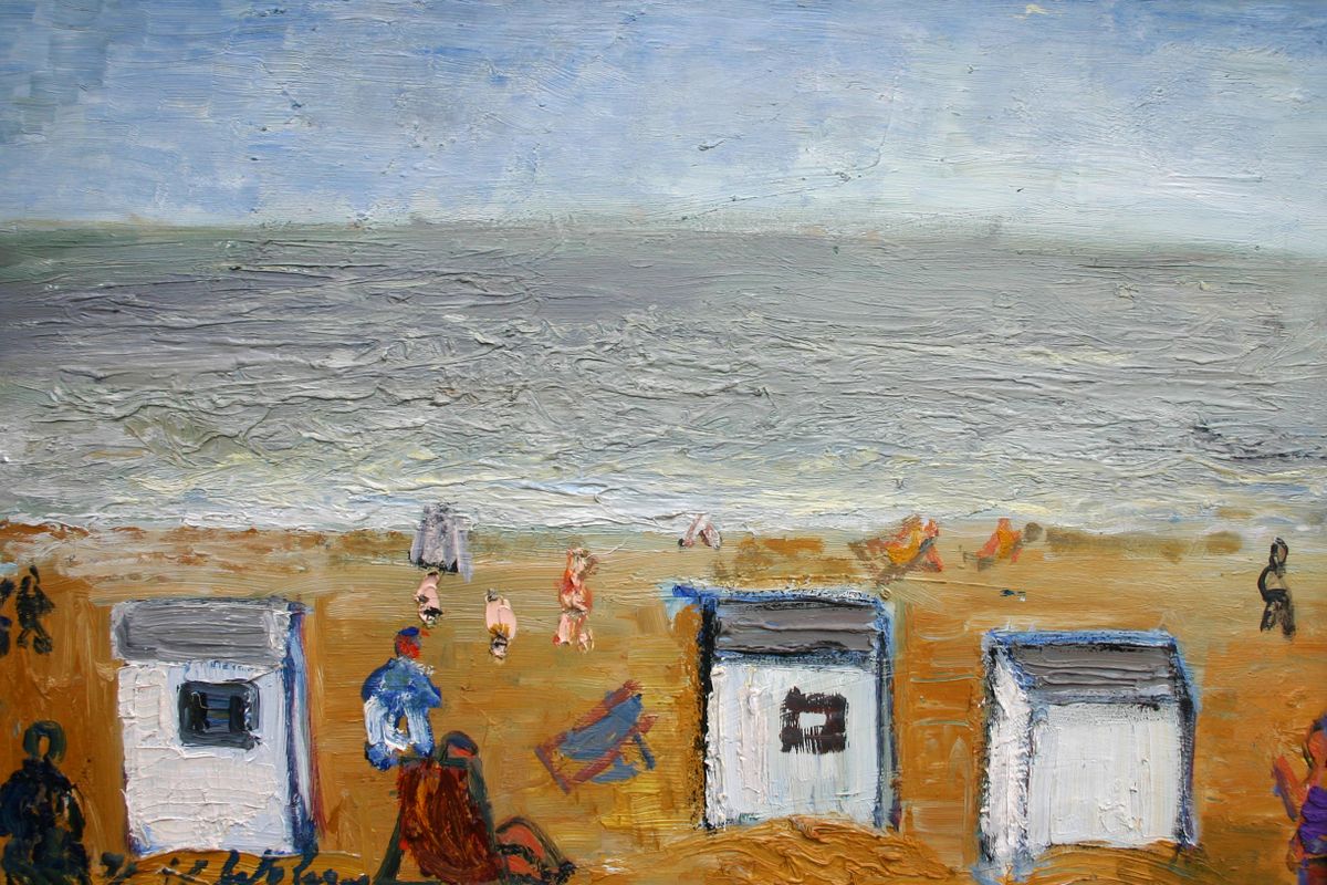 Op het strand