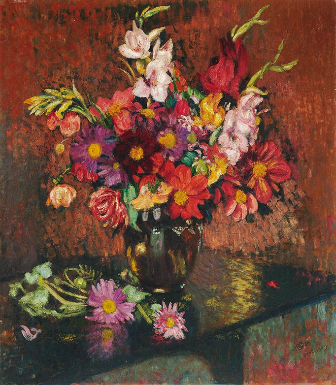 Bloemen op tafel